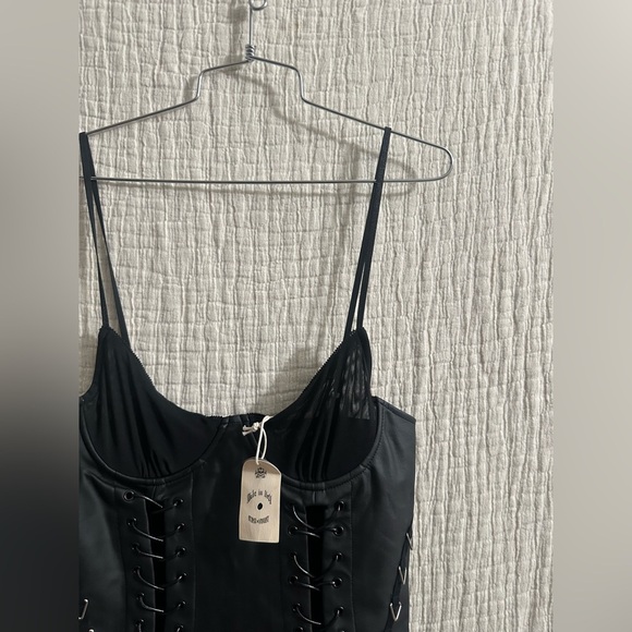 VALENTINA VOIGHT Cleo Cactus Leather Dress - Picture 5 of 7